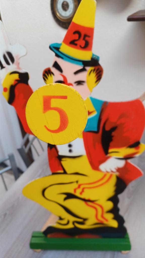 retro houten ringwerper/clown, Ophalen, Gebruikt, Overige typen