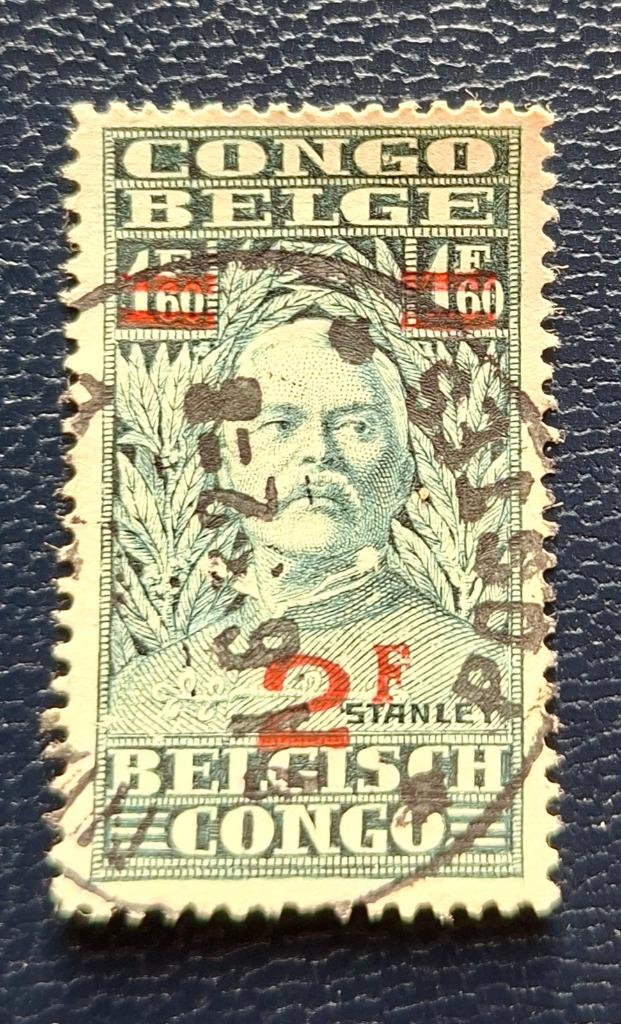 Timbre OBP 164 du Congo belge, Enlèvement ou Envoi, Affranchi, Oblitéré