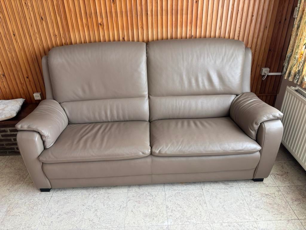 Lederen zetel, Ophalen, Gebruikt, Klassiek, 150 tot 200 cm