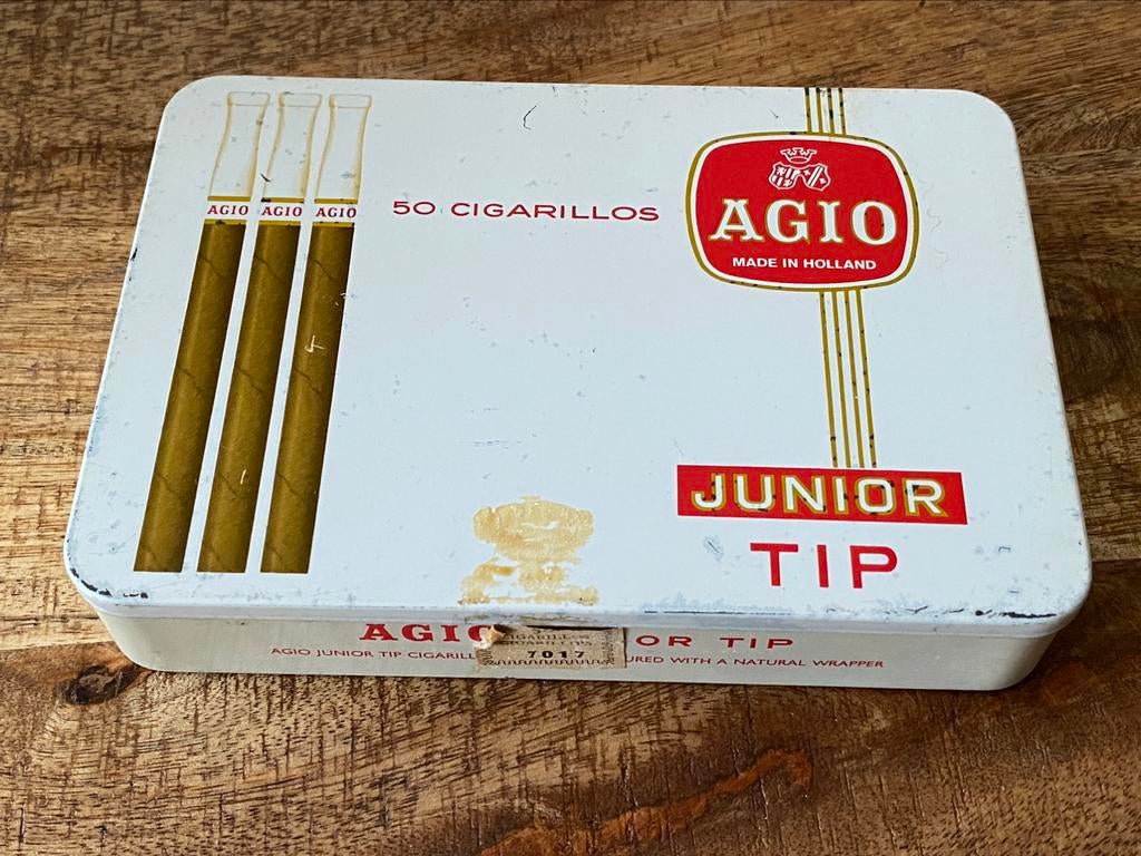 AGIO sigarendoos, Verzamelen, Ophalen of Verzenden, Zo goed als nieuw