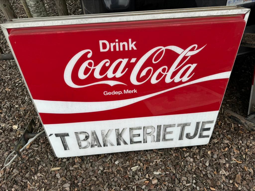 Lichtreclame coca-cola, Ophalen of Verzenden