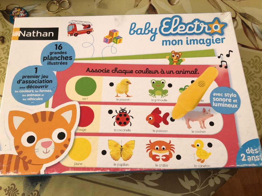 Nathan Baby Electro mon imagier 2+, Enfants & Bébés, Enlèvement, Utilisé, Électronique, Sonore