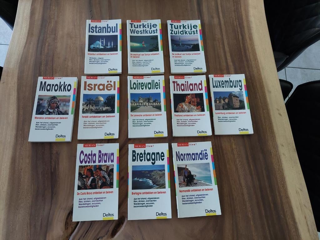 Reisgidsen Merian uit te kiezen 1 euro per stuk., Boeken, Ophalen, Zo goed als nieuw