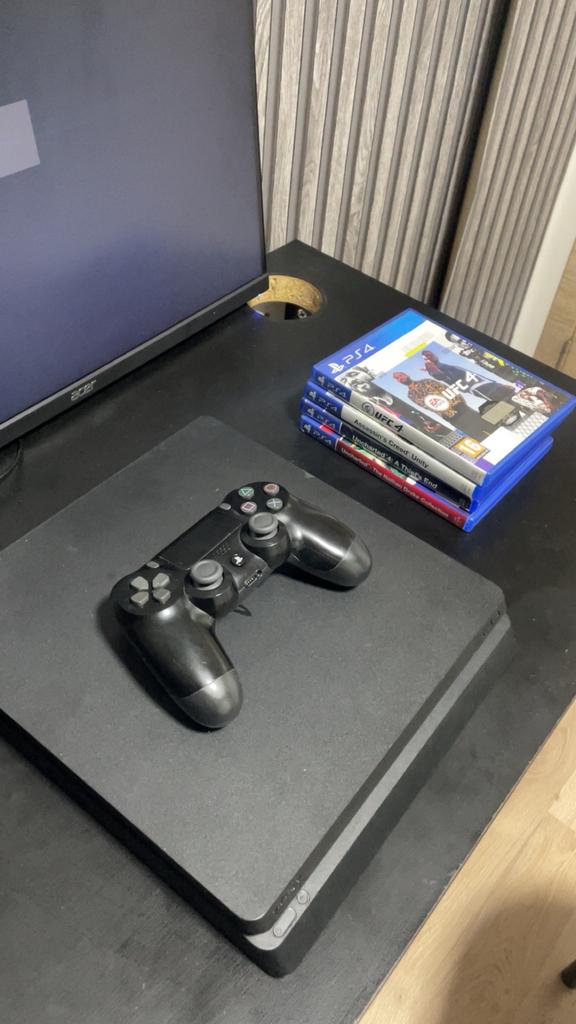 Ps4 slim 5 games, Ophalen, Zo goed als nieuw, Slim
