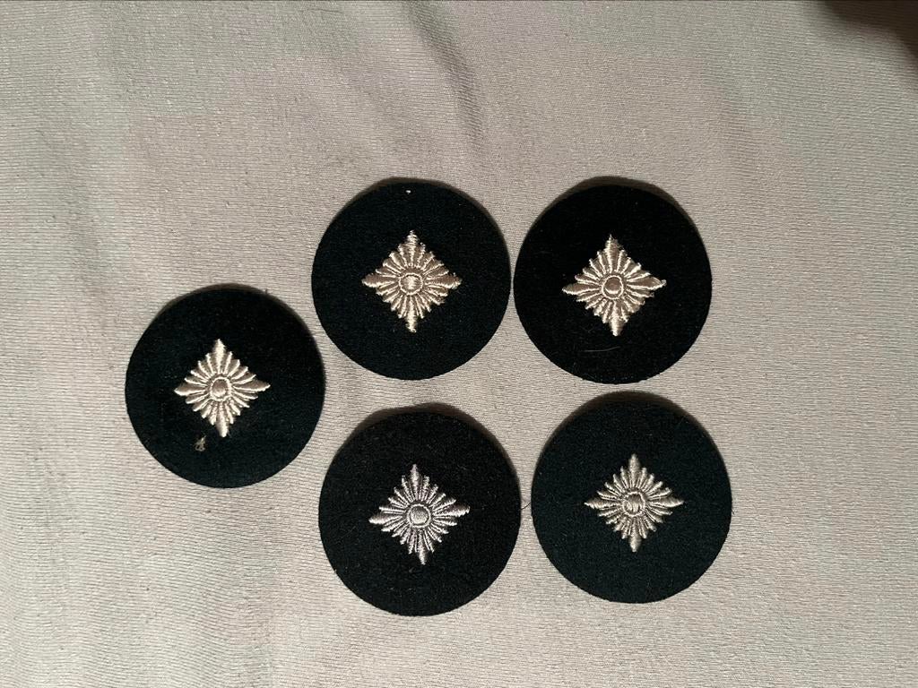 Oberschutze insignes (5 stuks), Verzenden, Landmacht, Embleem of Badge
