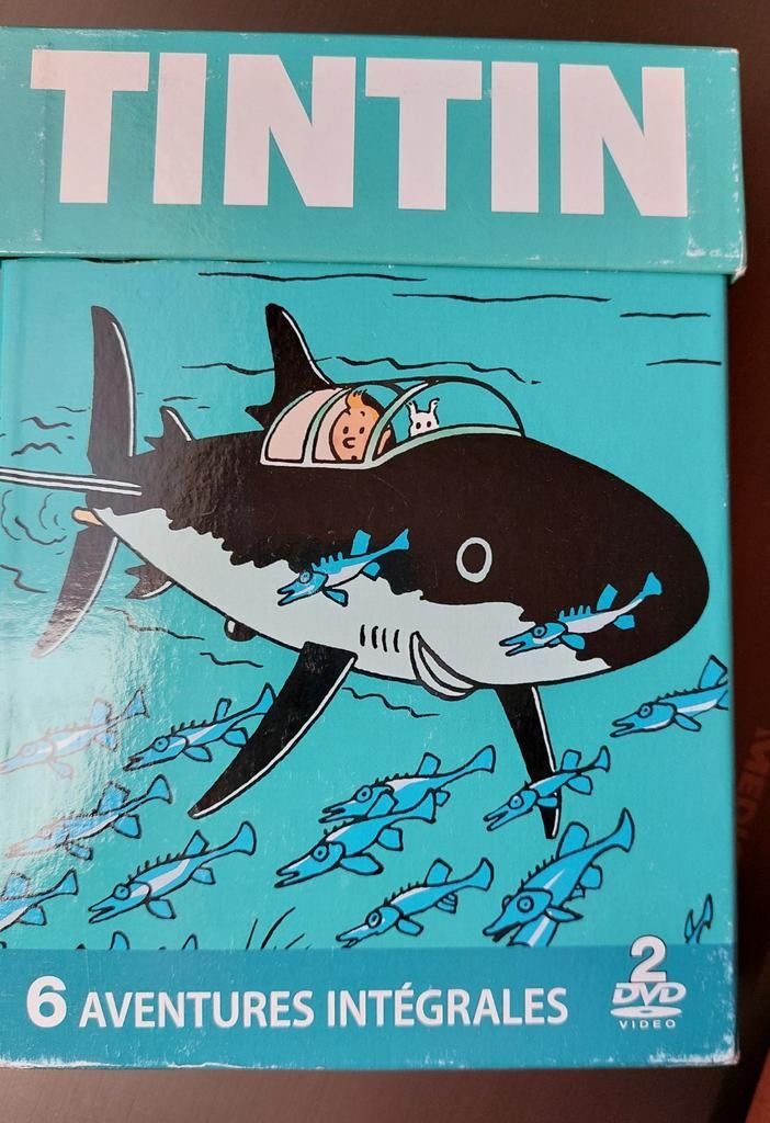 TINTIN Coffret 2 DVD 6 histoires 2011 bon état, Enlèvement ou Envoi, Tintin