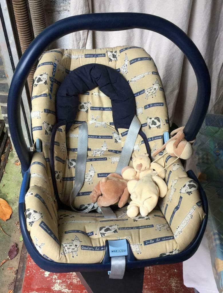 Siège-auto MAXI COSI pour bébé, Ceinture de sécurité, Enlèvement, Utilisé, 0 à 10 kg