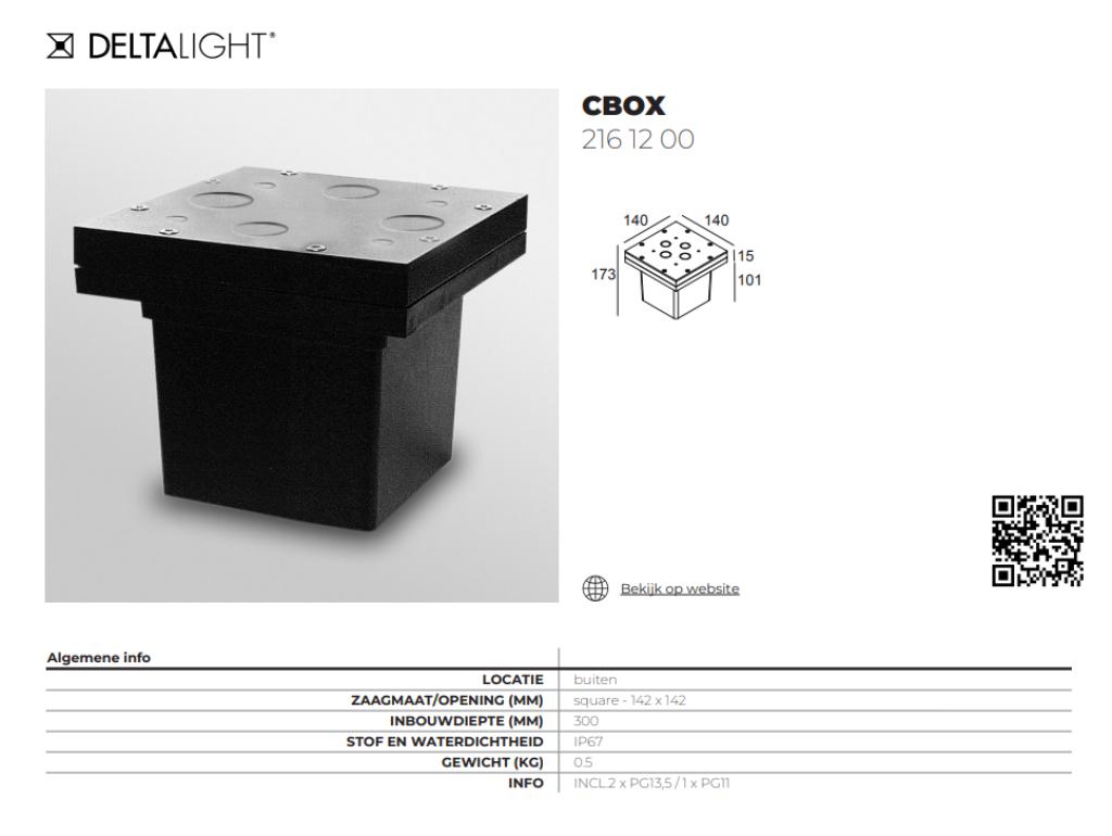DELTAL LIGHT CBOX, Ophalen, Nieuw