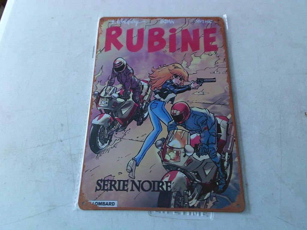 Metalen wandplaat Rubine, Boeken, Stripverhalen, Ophalen of Verzenden, Nieuw