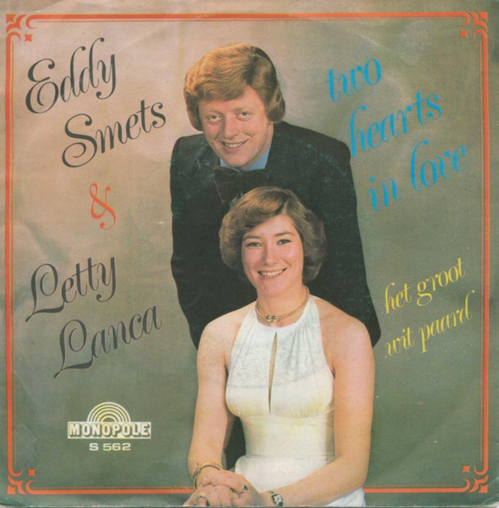 Eddy Smets & Letty Lanca – Two Hearts In Love (7"), Cd's en Dvd's, Gebruikt, 7 inch, Single, Ophalen of Verzenden