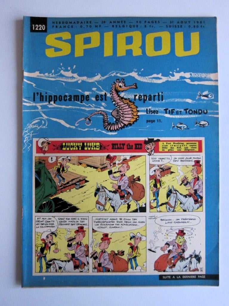 Hebdo Spirou 1220 + mini-récit n°77 Bobo (1961), Livres, Enlèvement ou Envoi, Une BD, Comme neuf, Collectif