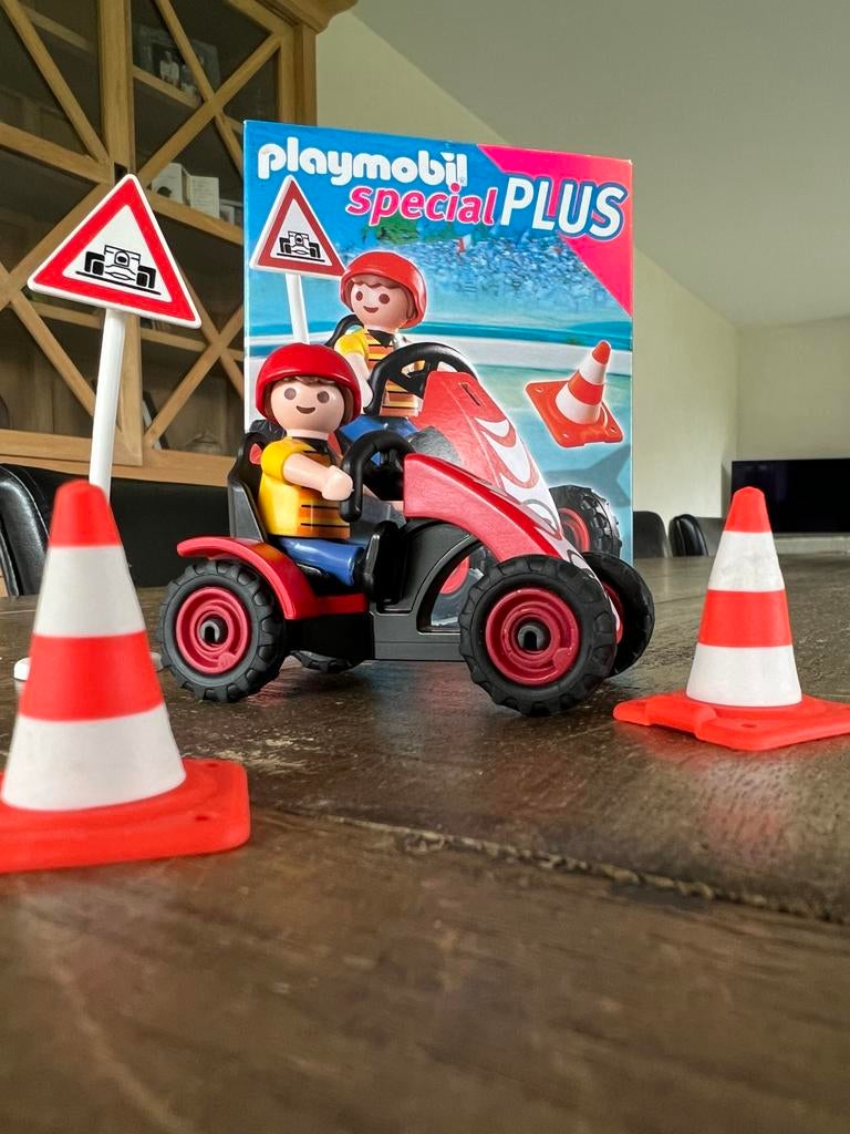 Course de mini kart Playmobil, Enlèvement ou Envoi, Comme neuf, Ensemble complet