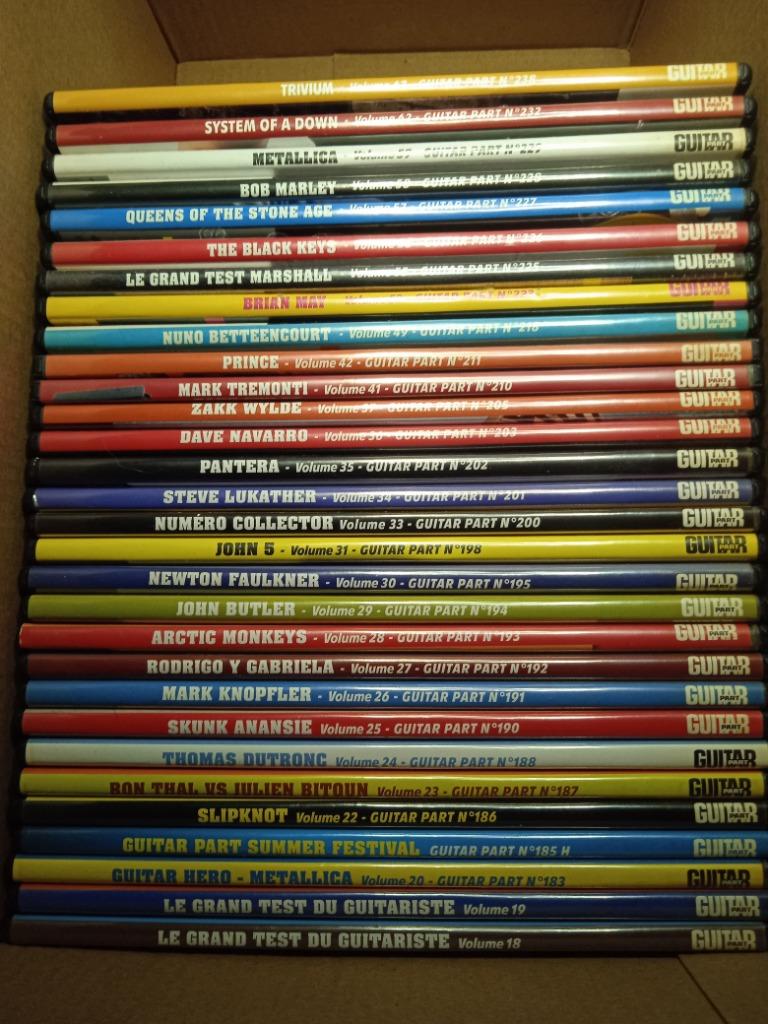 Lot 30 DVD Guitar Part, Alle leeftijden, Inclusief doosje, Ophalen of Verzenden, Zo goed als nieuw