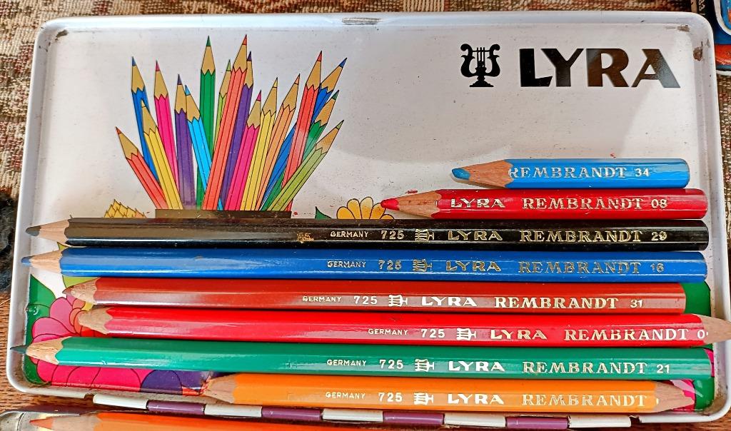 8 Crayons de couleur LYRA Aquarell Rembrandt 725, Divers, Fournitures scolaires, Utilisé, Enlèvement ou Envoi