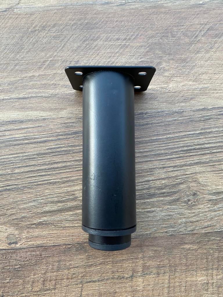 Set van 4 verstelbare meubelpoten, metaal 12-18 cm, Ophalen of Verzenden, Zo goed als nieuw, Metaal