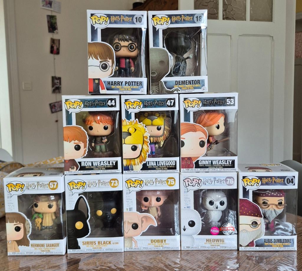 10 Funko Pop - Harry Potter, Verzamelen, Harry Potter, Zo goed als nieuw, Actiefiguurtje, Ophalen