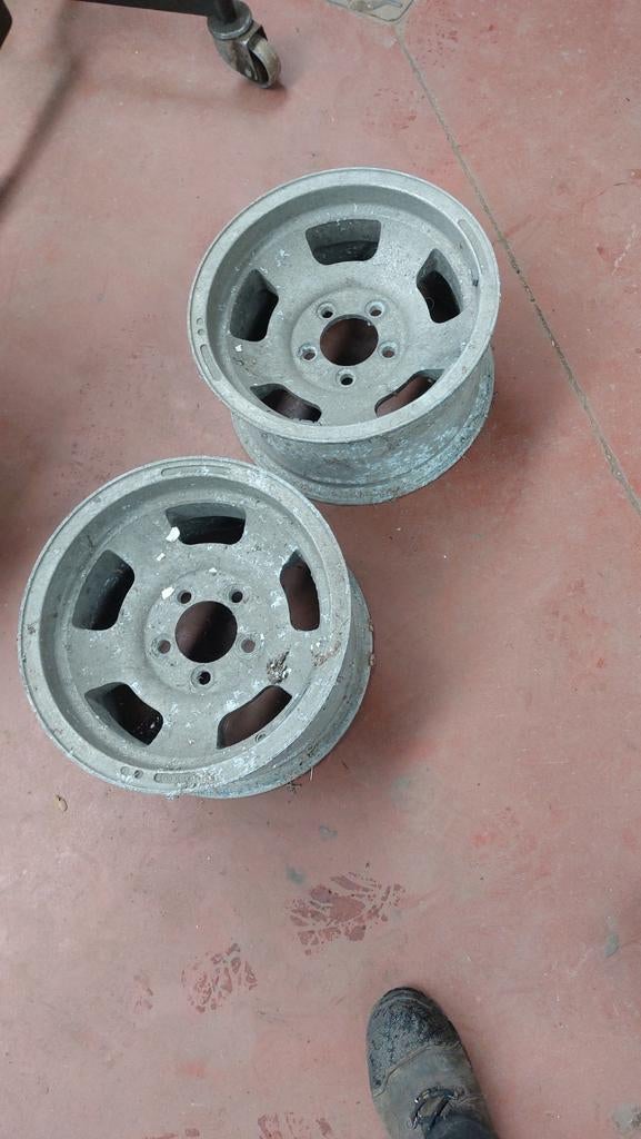Wolfrace aluminium velgen, Auto-onderdelen, Ophalen, Gebruikt, 14 inch, Velg(en)
