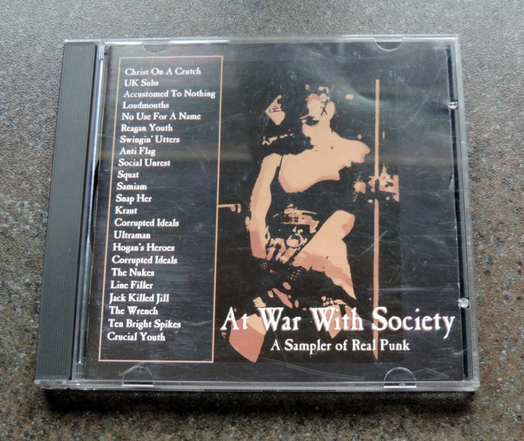 At War With Society – A Sampler of Real Punk, Enlèvement ou Envoi, Comme neuf, Autres genres