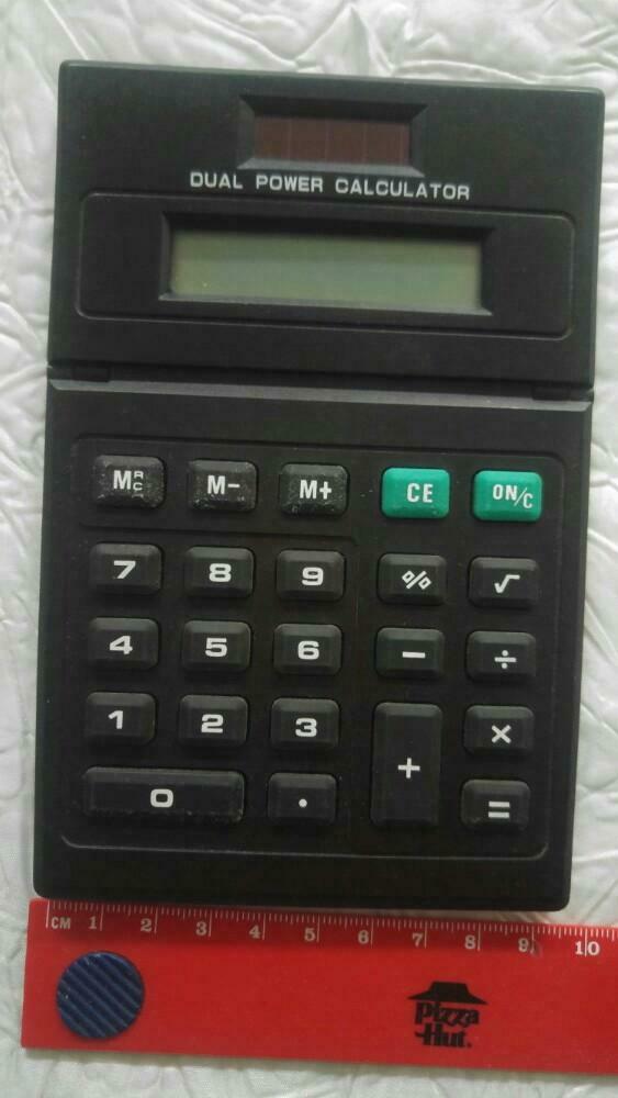 Calculatrice solaire dual power, Ophalen of Verzenden