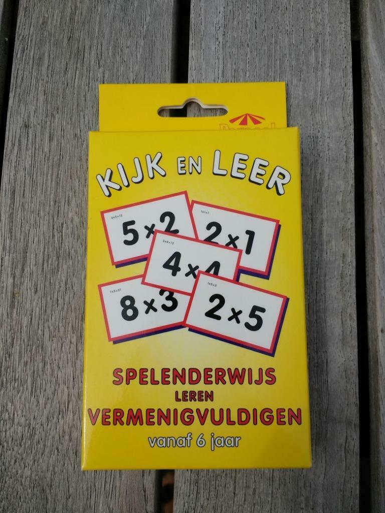 Maaltafelset Leren Vermenigvuldigen, Kinderen en Baby's, Speelgoed | Educatief en Creatief, Ophalen, Zo goed als nieuw, Rekenen