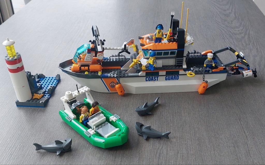 Lego City 60014 kustwacht patrouille, Ophalen, Zo goed als nieuw