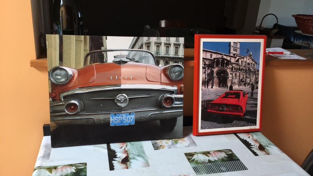 Buick roadmaster cabriolet op canvas, Ophalen