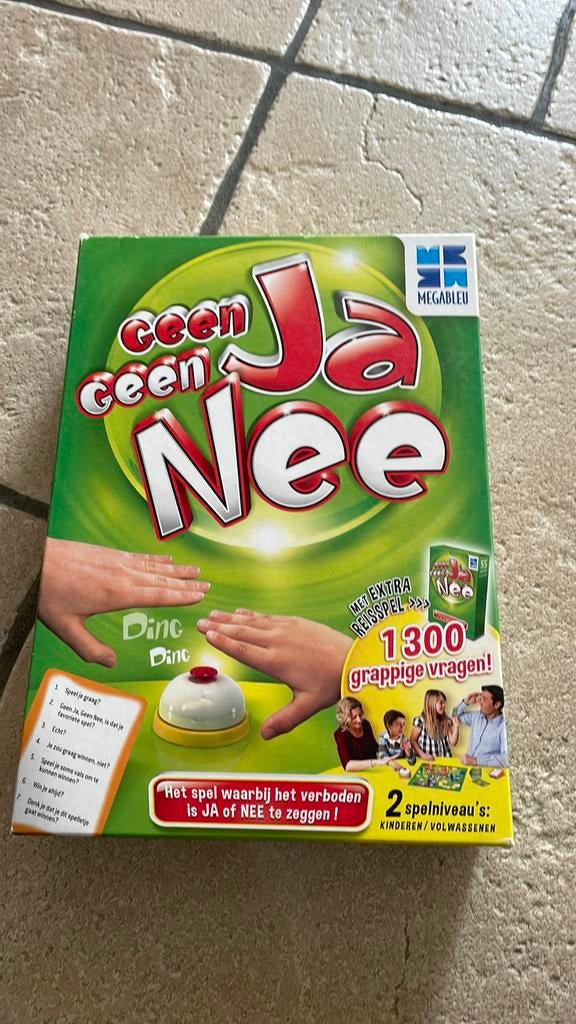 Geen ja geen nee, Ophalen