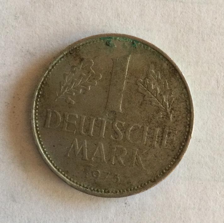 1 Deutsche Mark 1973, Ophalen of Verzenden