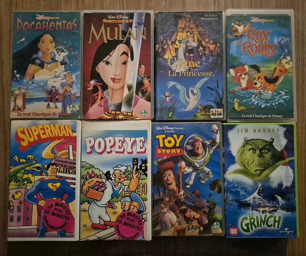 Lot cassettes dessins animés, Audio, Tv en Foto, Cassettedecks, Ophalen of Verzenden