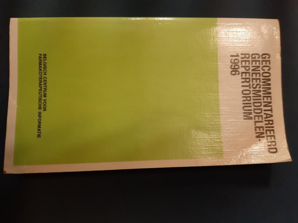 gecommentarieerd geneesmiddelen-repertorium 1996, Boeken, Ophalen of Verzenden, Gelezen