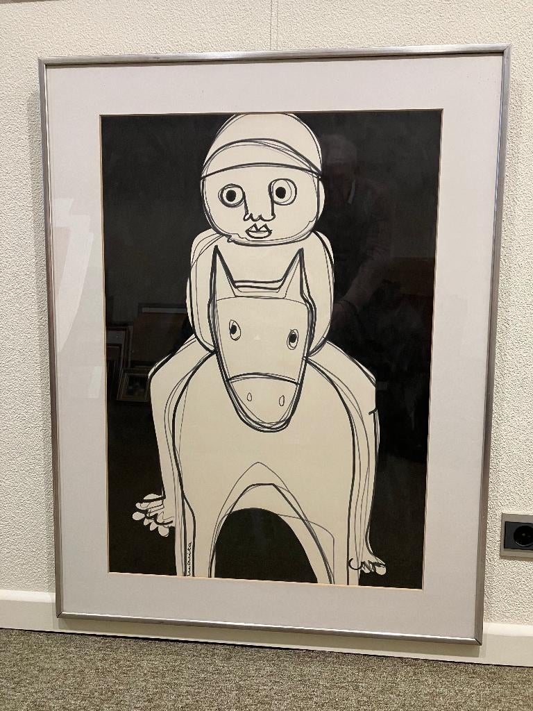 Œuvre abstraite de Marita Vervaet, Enlèvement