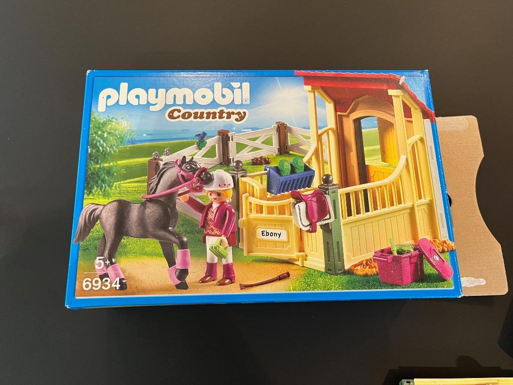 Playmobil Country 6934 – Box avec cavalière et cheval, Enlèvement ou Envoi, Comme neuf, Ensemble complet