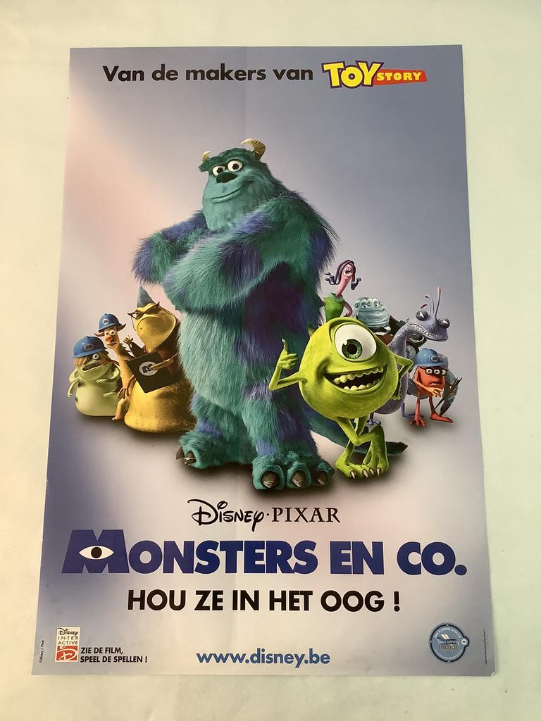 MONSTERS & CO   Filmposter   40-60 cm, Kinderen en Baby's, Ophalen of Verzenden