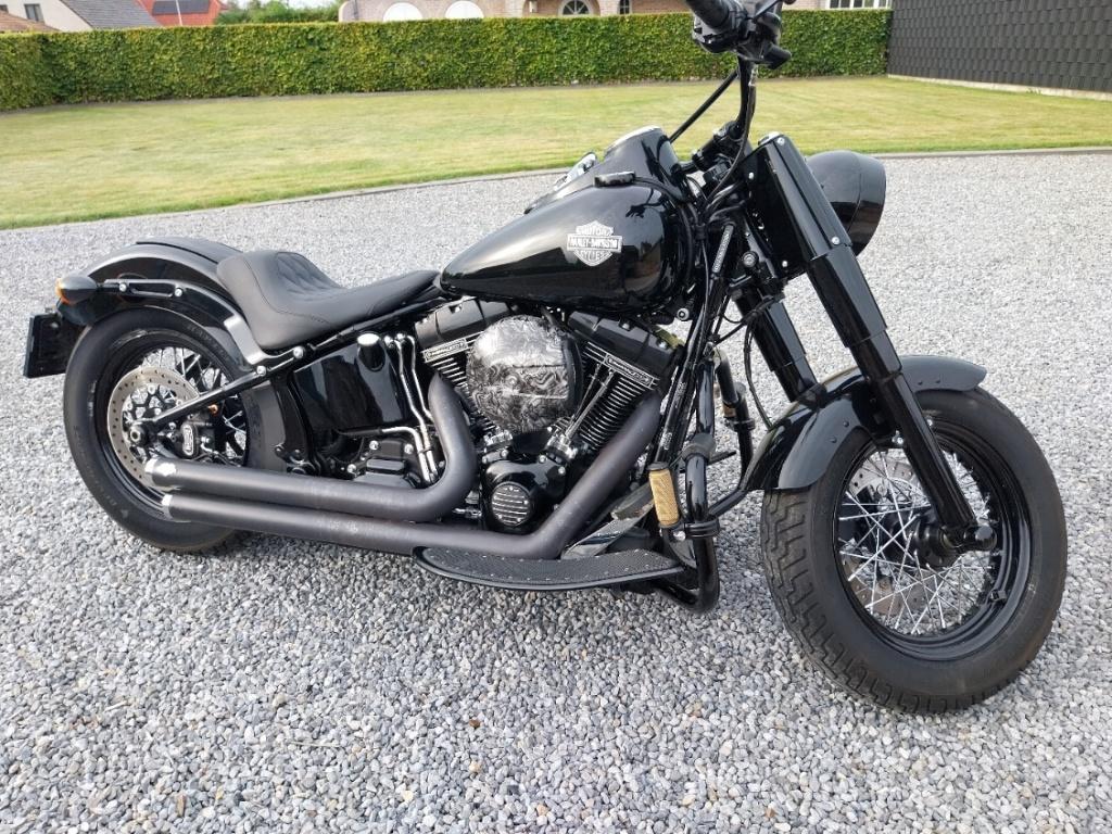 Harley  Davidson softail slim s, 2 cilinders, Chopper, Particulier, Sportuitlaat