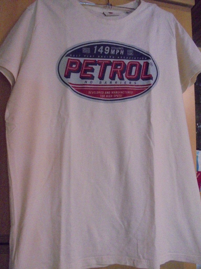 T-shirt Petrol XL, Ophalen of Verzenden, Zo goed als nieuw, Maat 56/58 (XL), Beige