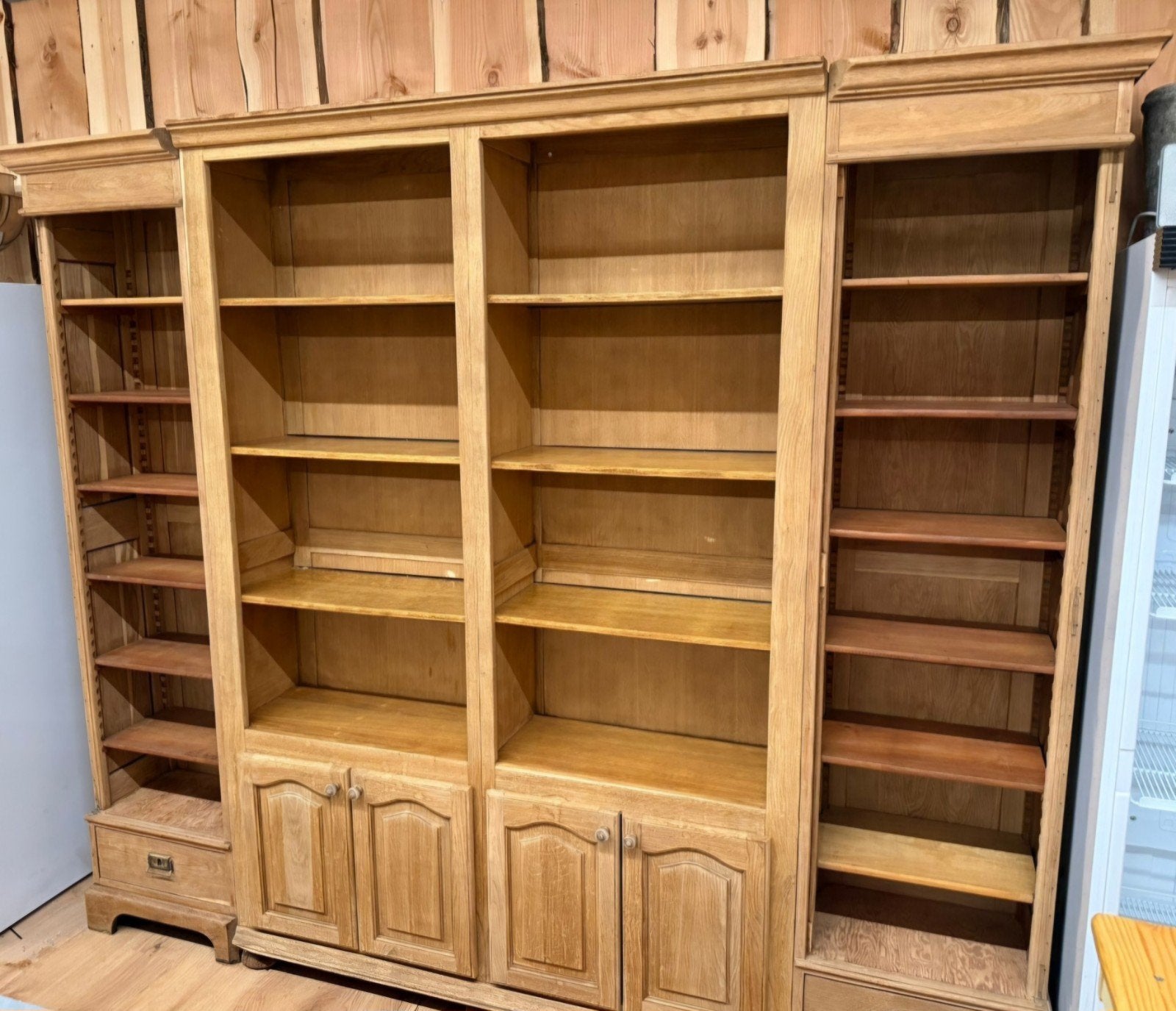 Meuble buffet, vitrine ou bibliothèque. 3 pièces, 25 à 50 cm, 200 cm ou plus, Landelijk, Enlèvement