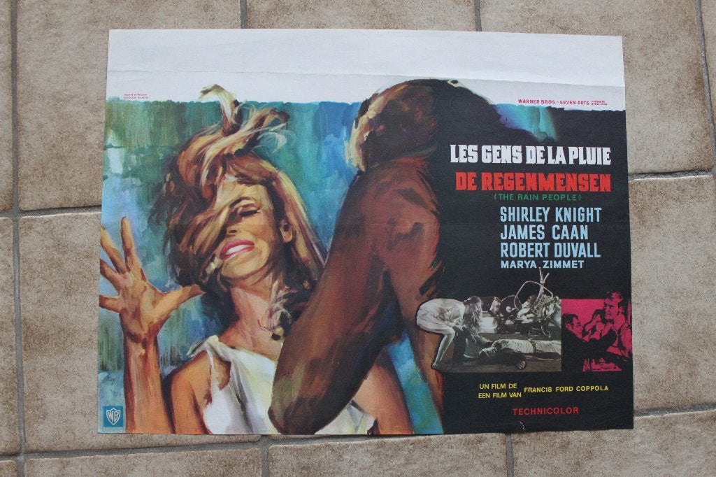 filmaffiche The Rain People 1969 Shirley Knight filmposter, Rechthoekig Liggend, Ophalen of Verzenden, Zo goed als nieuw, A1 t/m A3
