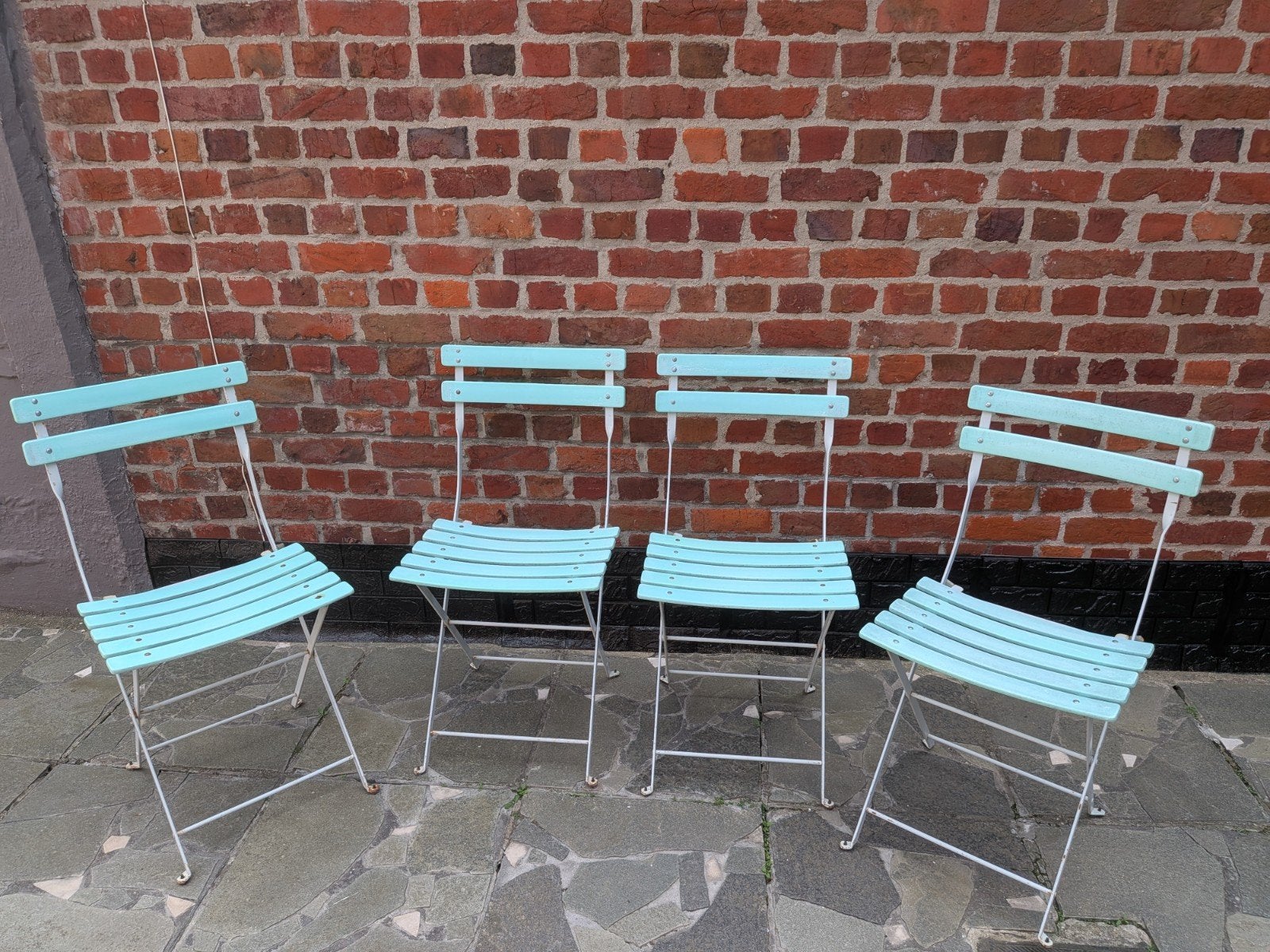 4 vintage bistrostoelen, Ophalen