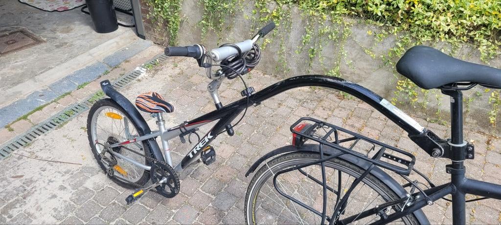 Tandemfiets Trek voor kinderen van 3 tot 8 jaar, Ophalen, Versnellingen