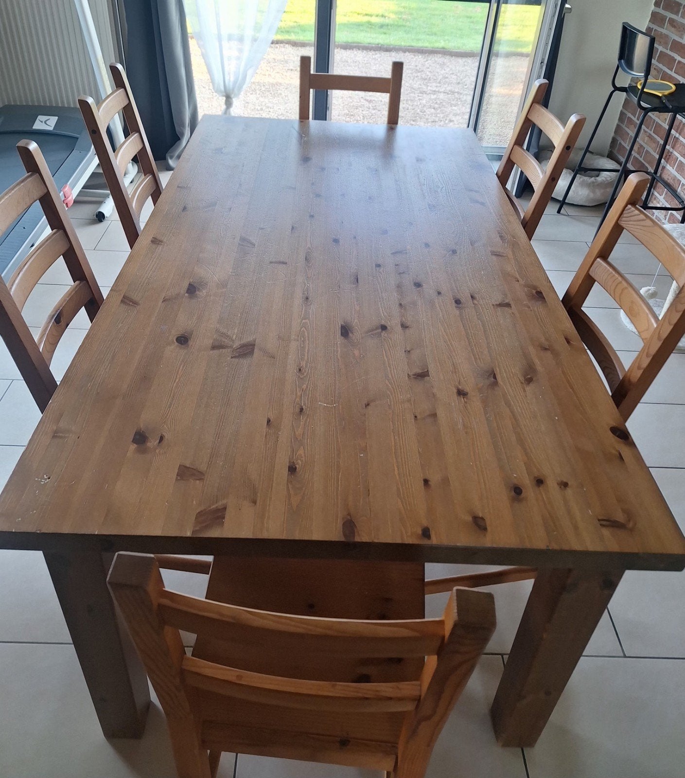 Table salle à manger et 6 chaises, Enlèvement