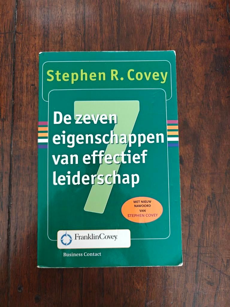 Stephen Covey - 7 eigenschappen van effectief leiderschap, Boeken, Ophalen of Verzenden, Gelezen, Personeel en Organisatie, Stephen Covey