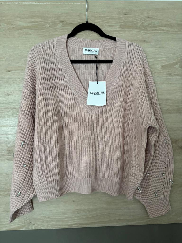 Mt M. ESSENTIEL ANTWERP damestrui met strass( nieuw), Vêtements | Femmes, Pulls & Gilets, Enlèvement ou Envoi, Neuf, Taille 38/40 (M)