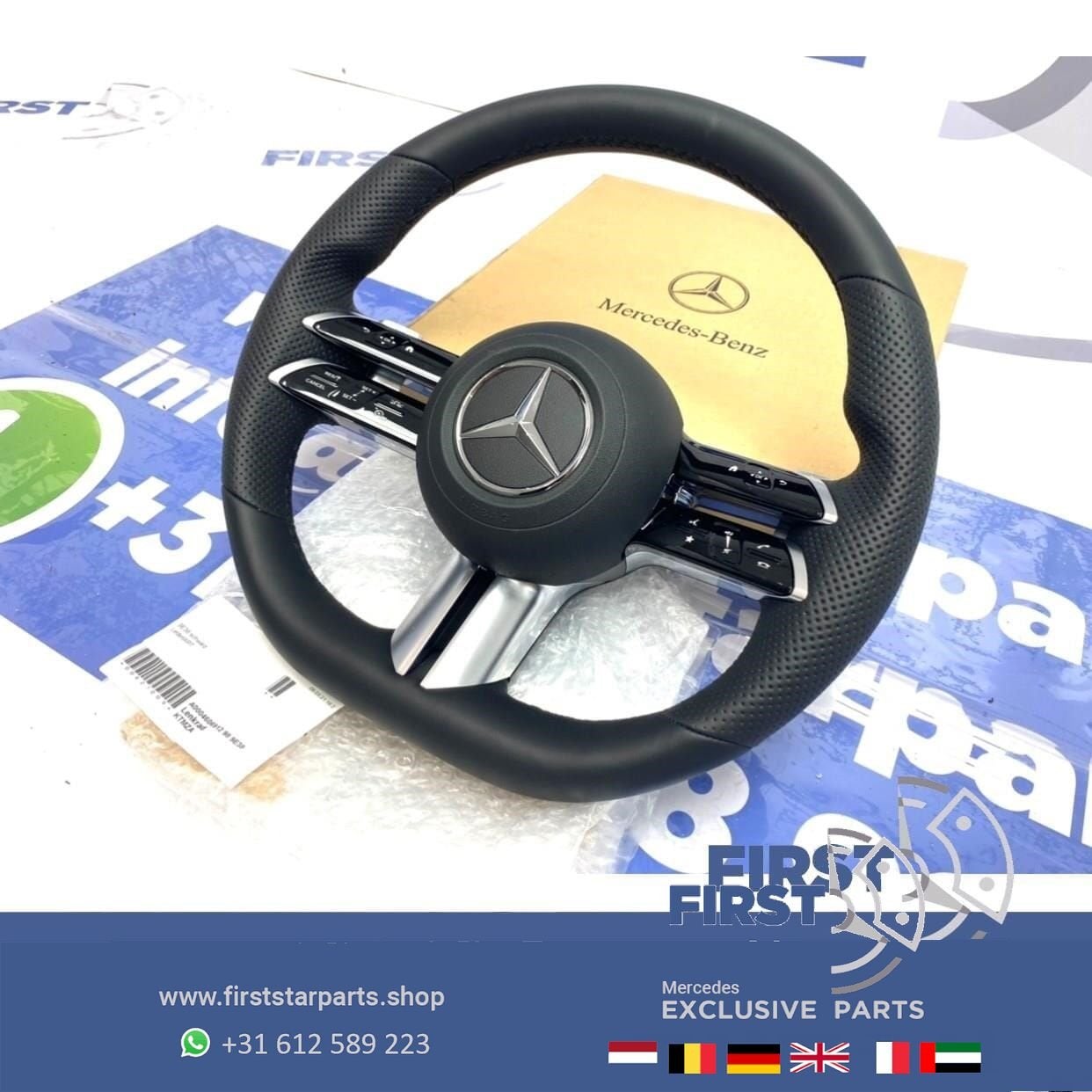 W213 AMG Stuur origineel Mercedes E Klasse 2022 + touch, Gebruikt, -, Ophalen of Verzenden, -