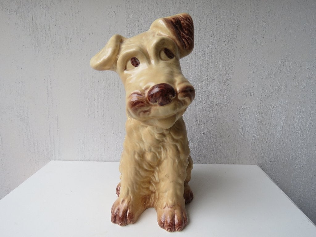 Statue vintage Sylvac Terrier Dog 1379, Enlèvement ou Envoi