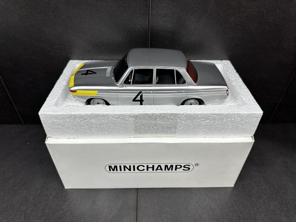 BMW 1800Ti 24H SPA Winner 1965 Ickx-Langlois 1/18 MINICHAMPS, Enlèvement ou Envoi, Neuf, Voiture, MiniChamps