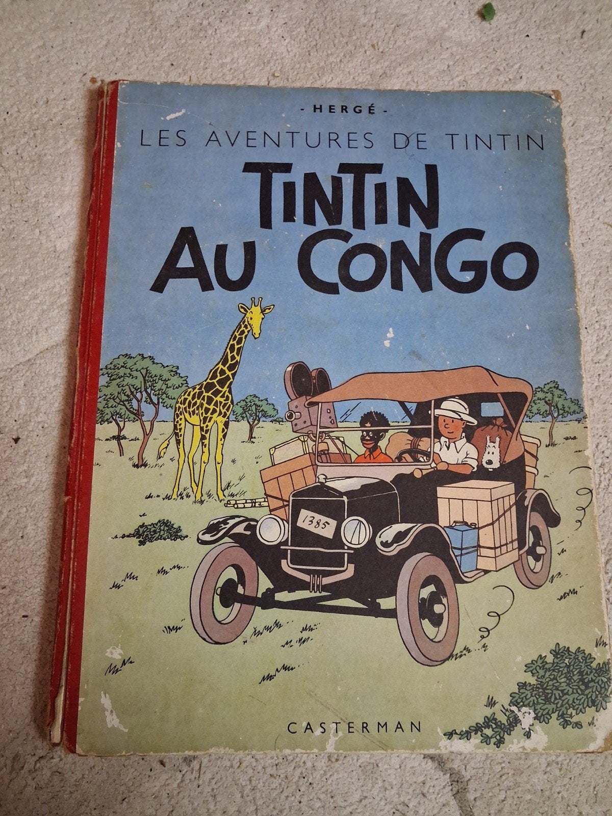 Tintin au Congo, Boeken