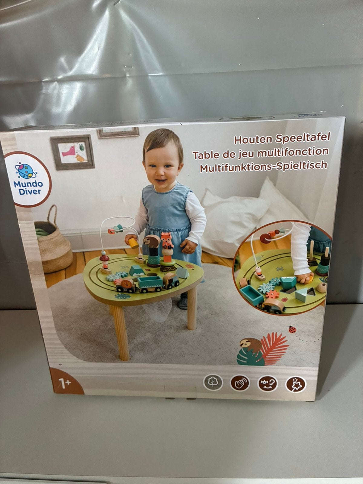 Houten speeltafeltje, Ophalen, Nieuw