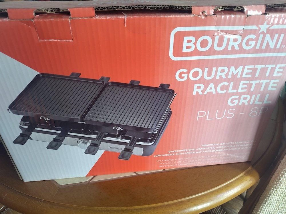 Raclette-apparaat, Ophalen, Zo goed als nieuw, Fondueset