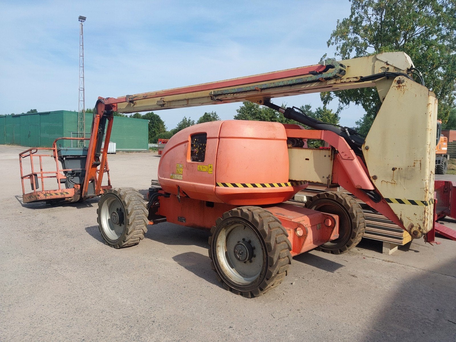 Hoogwerker JLG600AJ 2007, Ophalen
