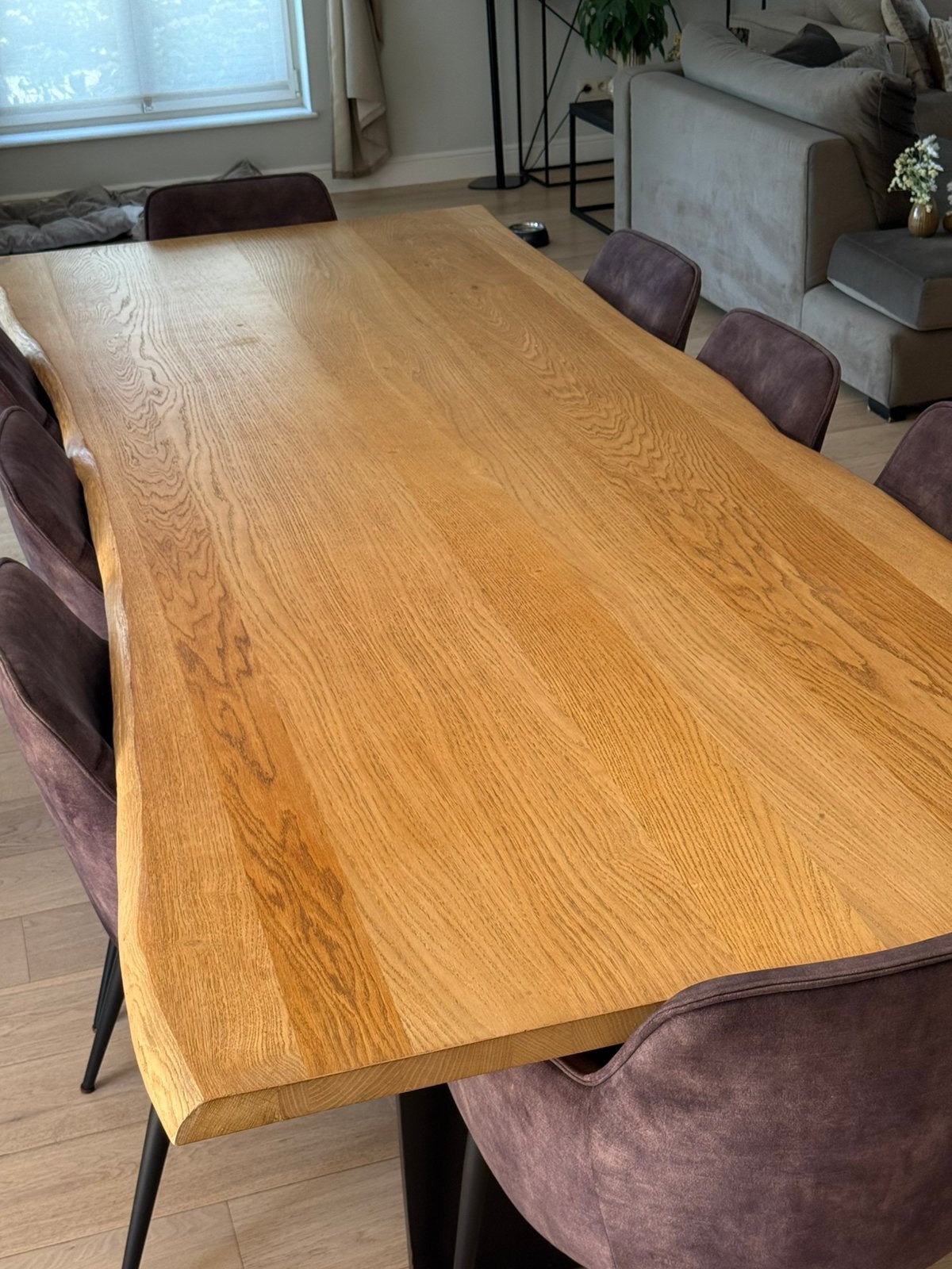 Juntoo massief eiken eettafel 280 cm - natuur eik - topstaat, Huis en Inrichting, Tafels | Eettafels, Ophalen, 100 tot 150 cm